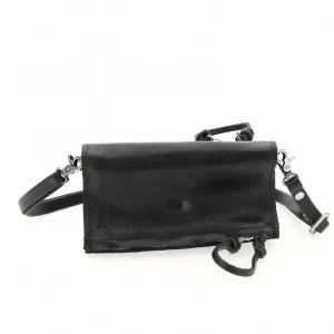 Tracolla pelle donna AS98 103001 nero