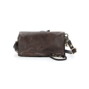 Tracolla pelle donna AS98 103001 Fondente