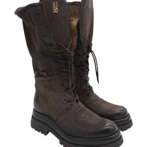 Anfibio pelle donna AS98 Ebano - B51327-