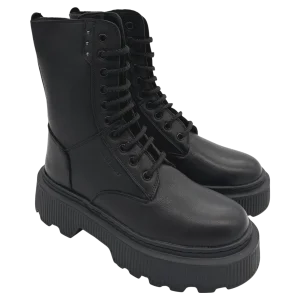 Anfibio pelle donna Janet & Janet Black -J452-