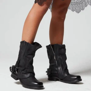 Anfibio pelle donna AS98 Black - 259214 -