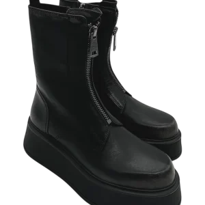 Anfibio pelle donna BRUNO PREMI Nero -BM6103X-