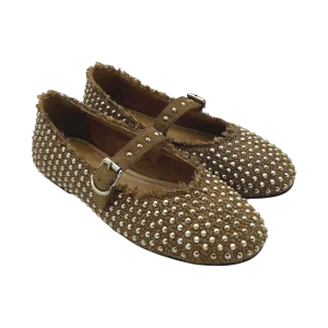 Ballerina Black Rose by Zoe raffia Cuoio  - Milano 02 -