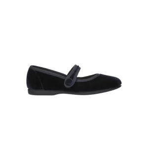 Batilas 17351 Negro Salon Boton Terciopelo