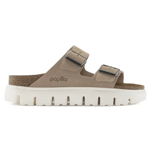 Birkenstock Arizona Chunky Warm Sand Suede Leather