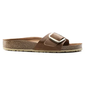 Birkenstock Madrid Big Buckle Cognac Oiled Leather
