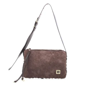 Borsa in pelle donna AS98 Ebano -200789 -