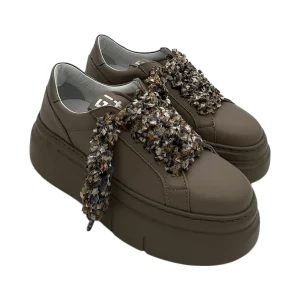 Sneakers pelle donna GIO+ Combi Tortora - Aria 50 -