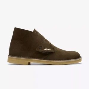Clarks Desert Boot M Dkhaki Sde Hairy