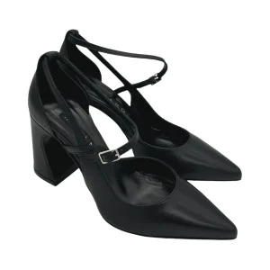 Décolleté pelle donna Albano Nero  - 2815 -
