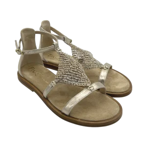 Sandalo pelle donna FRU.IT Ivory  - 9184 -