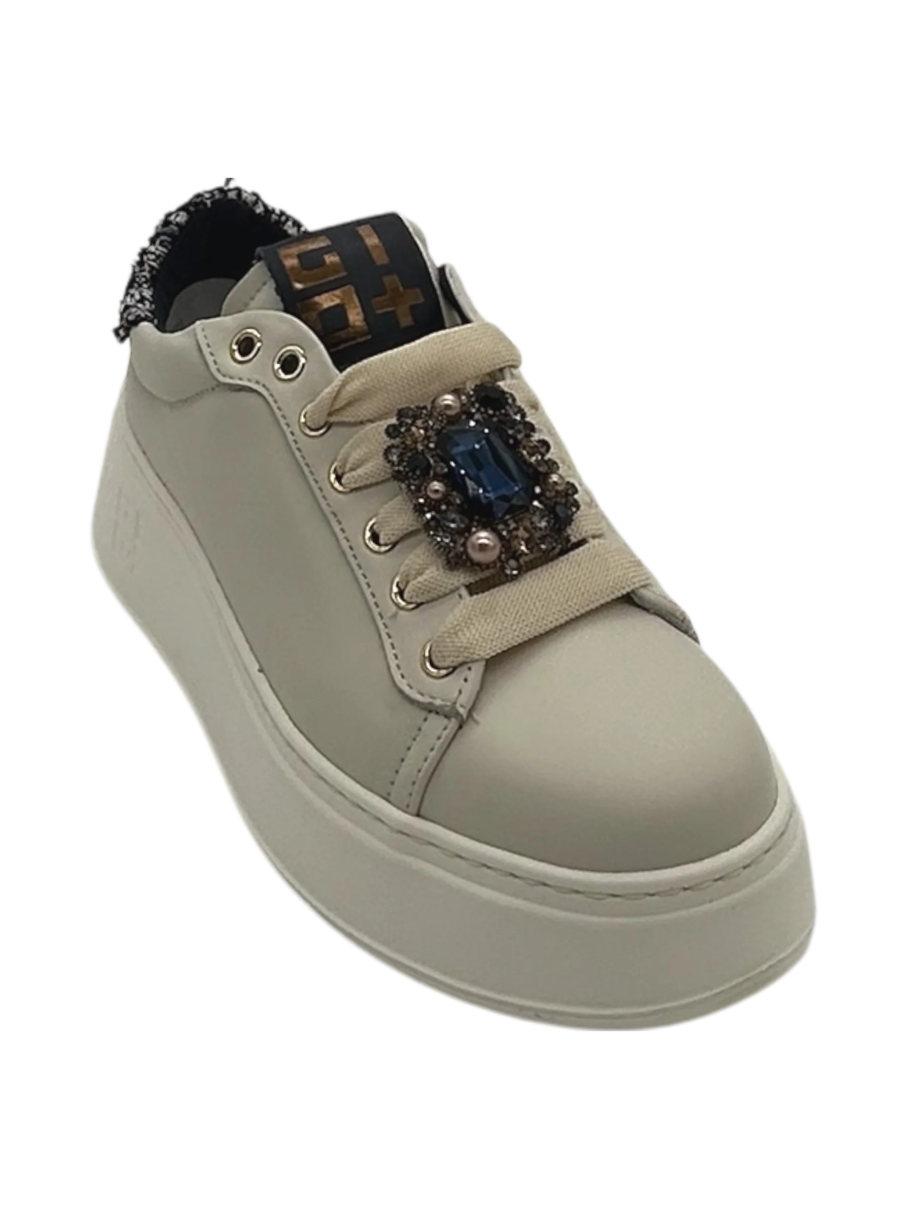 Sneakers pelle donna GIO+ Panna Chic - PIA 424 A - - immagine 6