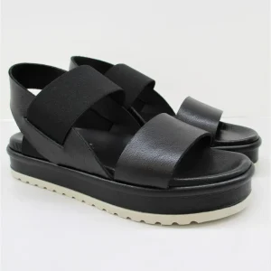 Sandalo donna pelle  LILIMILL 6833 nero