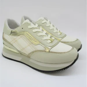 Sneaker in pelle donna APEPAZZA ROCHELLE panna