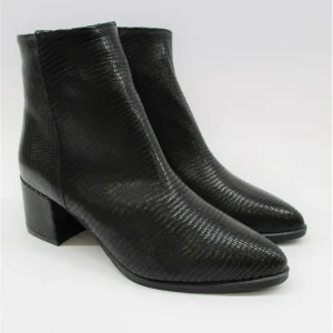 Tronchetto pelle donna ALBANO 0014 nero