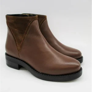 Tronchetto pelle donna ALBANO 0107 cuoio
