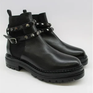 Tronchetto pelle donna ALBANO 0021 nero