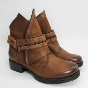 Tronchetto pelle donna MJUS 177262 cuoio