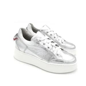 Sneaker pelle donna Janet & Janet Andromeda 3000 Argento