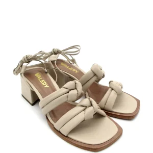 Sandalo pelle donna 1237003  Valery Avorio