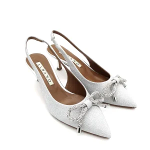 Decolletè pelle donna 3163 ALBANO Mesc Argento