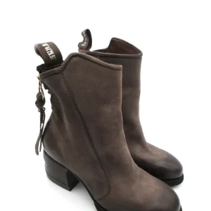 Stivaletto in pelle donna AS98 B01202 Fondente