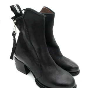 Stivaletto in pelle donna AS98 B01202 Black