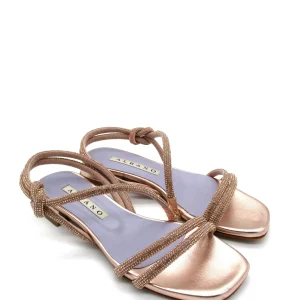 Sandalo donna 3249 Albano Strass Rame