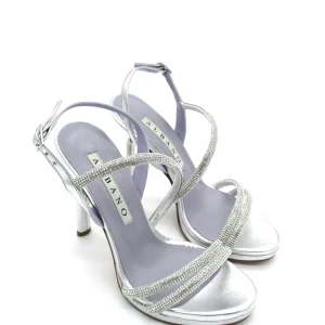 Sandalo donna 3233 Albano Metallizzato Argento