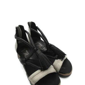 Sandalo pelle zeppa donna Mjus Black - T38003 -