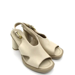 Sandalo pelle tacco donna Mjus Cappuccino - T57001 -