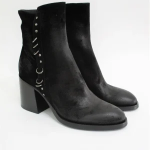 Tronchetto pelle donna FRU.IT 5009 nero