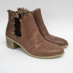 Tronchetto pelle donna CAFèNOIR ED221 taupe