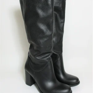 Stivale pelle donna Rebel DELIA nero