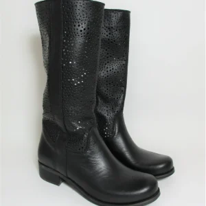 Stivale pelle donna Rebel 114 nero