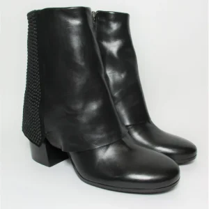 Tronchetto pelle donna FRU.IT 5844 nero