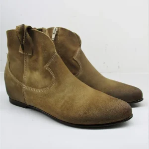 Tronchetto pelle donna REP-KO PT200 cammello