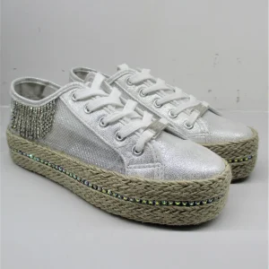 Sneakers rete CAFèNOIR DG934 argento