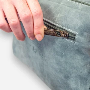 Leaf Bags Borsa Verde Pelle Invecchiato 3653