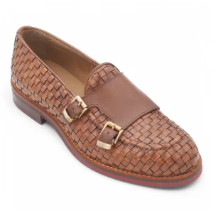 Mocassino da Donna Intrecciato Eva Picci Cuoio 0414