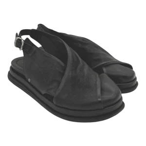 Sandalo pelle donna AS98 Black - B60021 -