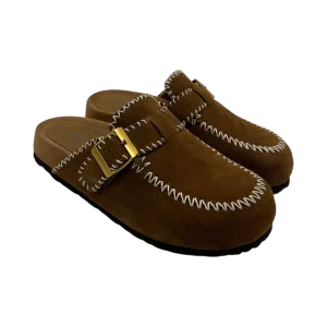 Sabot suede donna Miss Olivia Cuoio - Iris -