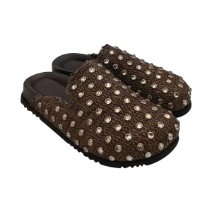 Sabot Black Rose by Zoe raffia Coffe  - New Youker 01 -