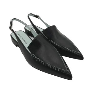 Sabot pelle donna Poesie Veneziane Nero - FR03 -