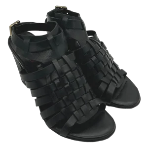 Sandali pelle donna Black AS98 - B75002 -