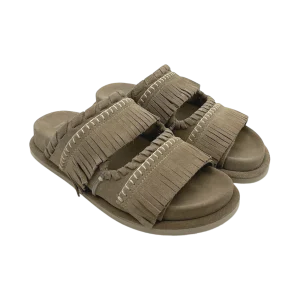 Ciabatta pelle donna Hooney by Apepazza Beige -Astrid-