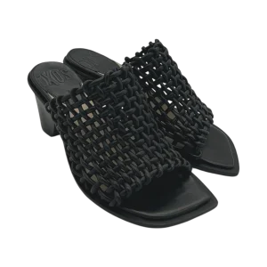Sandalo pelle donna Ixos Nero -Marge-