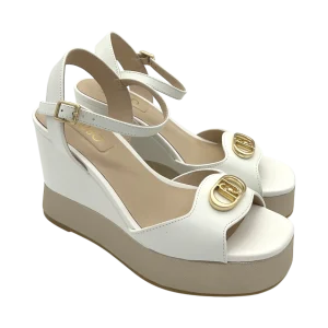 Sandalo zeppa LIUJO Off White - Karen 11 -