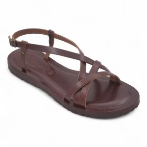 Sandalo Pelle Green Bay Dive Marrone 45
