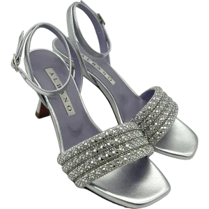 Sandalo donna ALBANO Metallizzato Argento - 5211 -